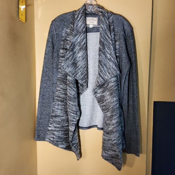 Lucky Brand Waterfall Open Front Cardigan - Picture 1 of 4